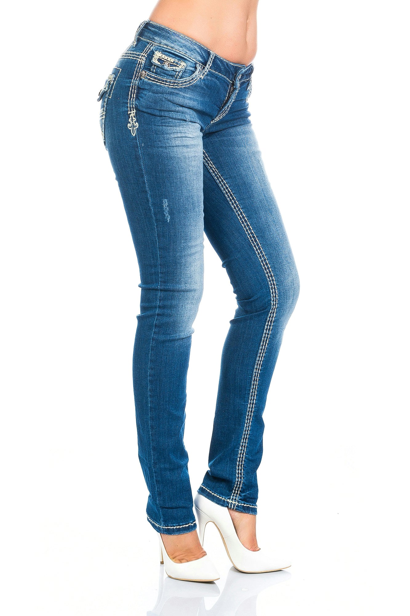 Cipo & Baxx Damen Jeans 201