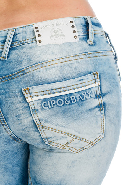 Cipo & Baxx Damen Jeans 216