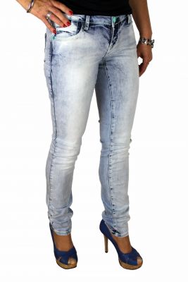 Cipo & Baxx Damen Jeans CBW-604 blau