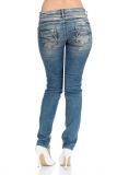 Cipo & Baxx Damen Jeans CBW-347 blau