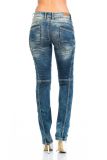 Cipo & Baxx Damen Jeans WD175 blau