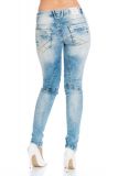 Cipo & Baxx Damen Jeans WD216 blau