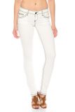 Cipo & Baxx Damen Jeans CBW-609 weiß